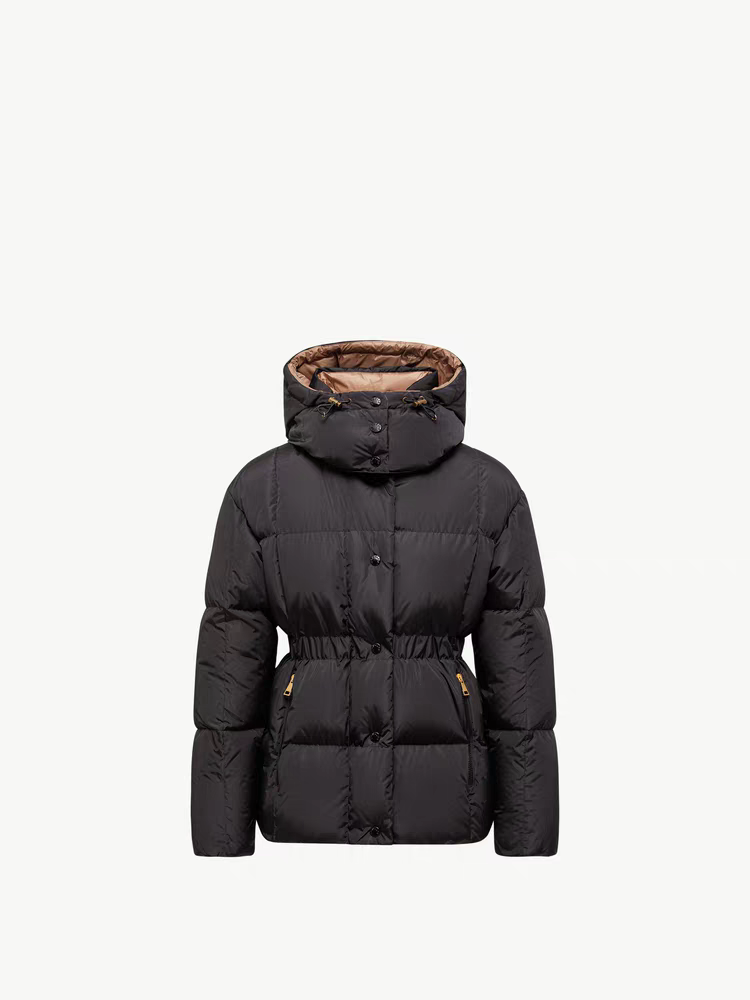 Moncler Women's Black Puffer Jacket with Hood